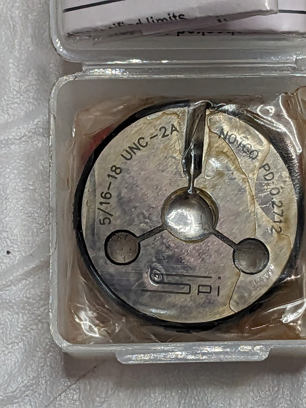 SPI Threaded Ring Gage: 5/16-18 Thread, Class 2A, No Go 23-157-1