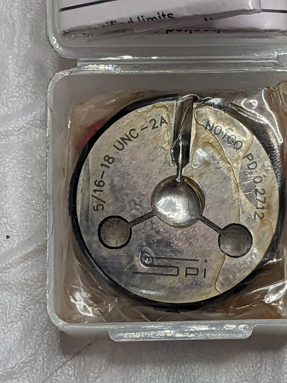 SPI Threaded Ring Gage: 5/16-18 Thread, Class 2A, No Go 23-157-1