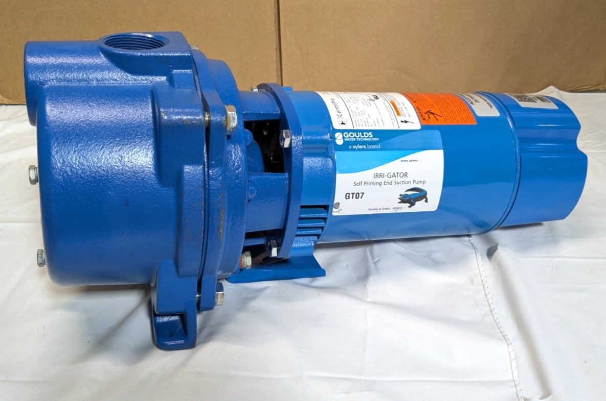 GOULDS PUMPS Irri-Gator Self-Priming Centrifugal Pump  115/230V  3/4hp  GT07