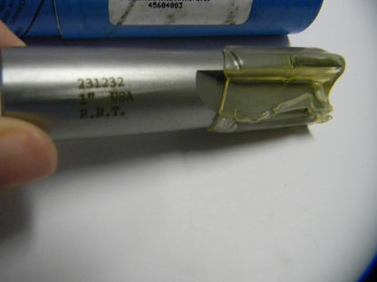 Rock River Tool 1" x 3/4" 3Fl Carbide Single Straight Flute End Mill 2
