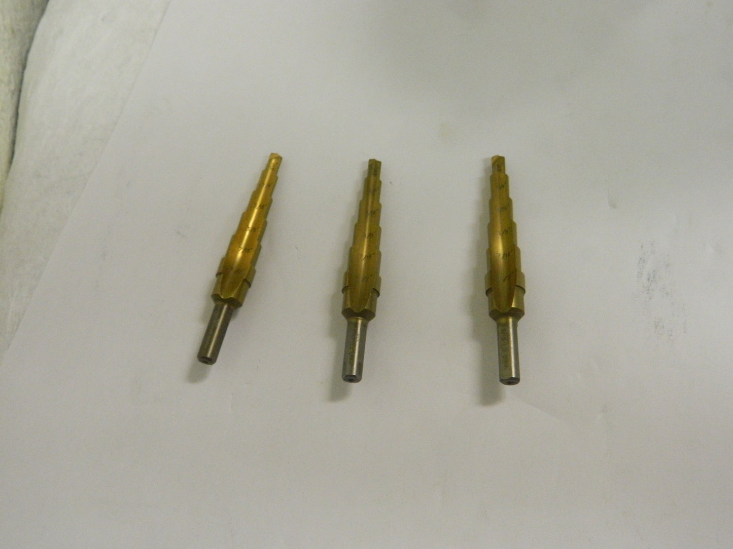 Nuline 7pk 3/16" - 1/2 HSS TiN Step Drill Bits #166.2110003510