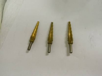 Nuline 7pk 3/16" - 1/2 HSS TiN Step Drill Bits #166.2110003510