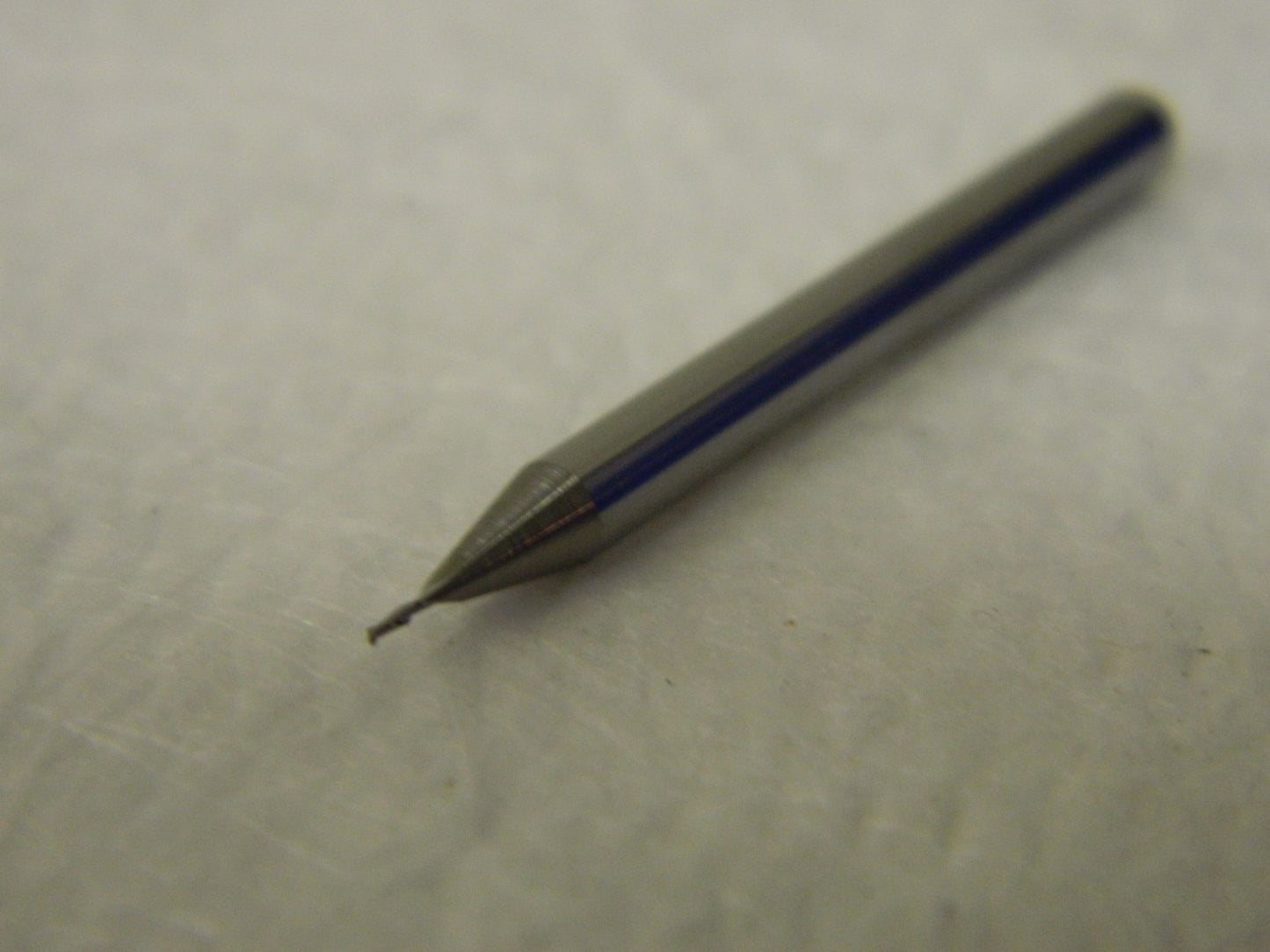 Metal Removal Carbide End Mill 0.02" x 0.125" x 0.06" x 1.5" 2 FL  QTY 2  M31312
