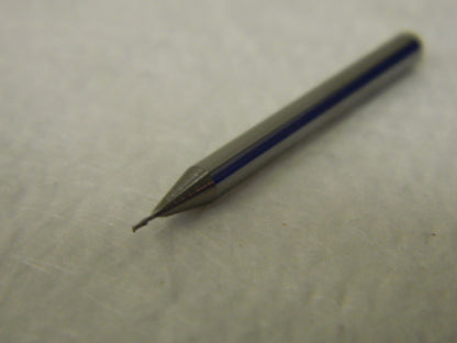 Metal Removal Carbide End Mill 0.02" x 0.125" x 0.06" x 1.5" 2 FL  QTY 2  M31312