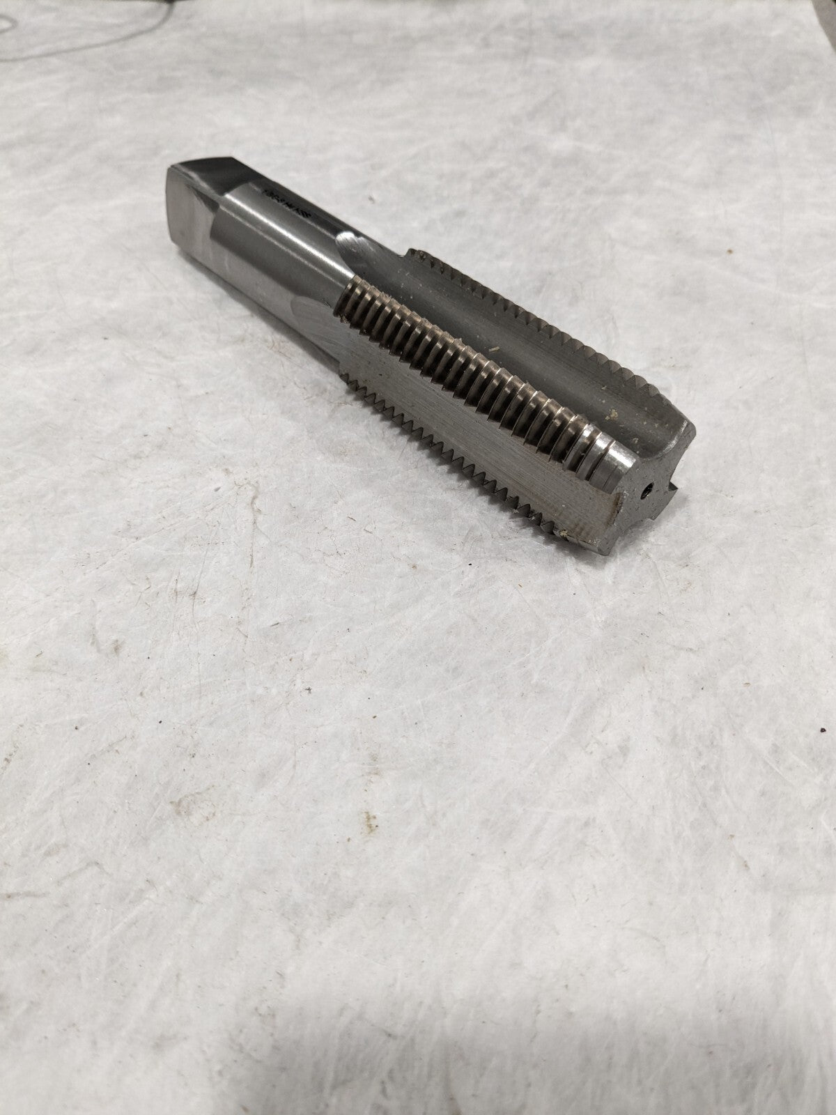 Straight Flute Tap: 1-3/8-8 4 Flute HSS 3" Thread Length, 6-1/16" OAL