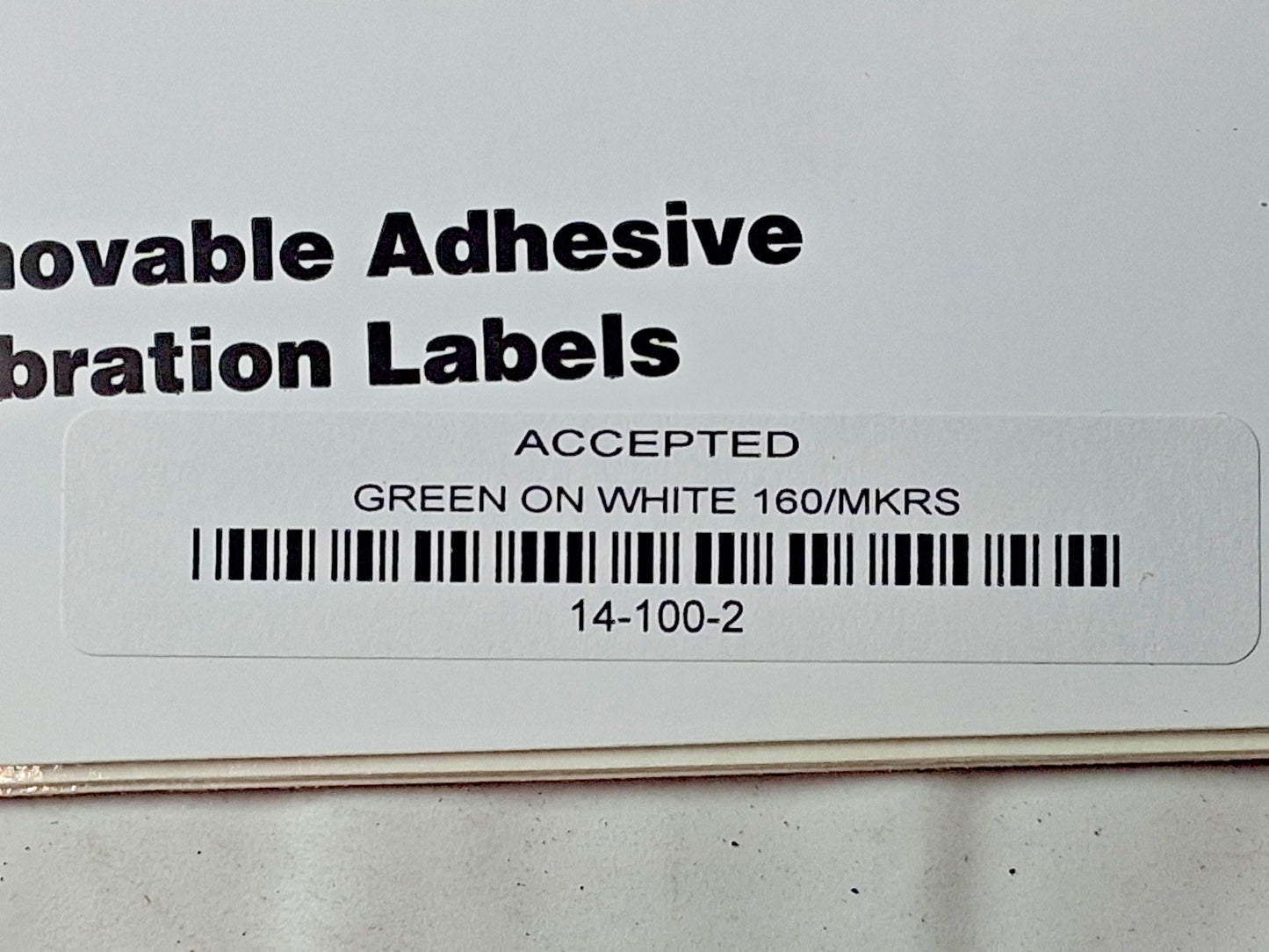 SPI Inspection & Quality Label "Accepted _BY_DATE_" Rectangle 5PK 14-100-2