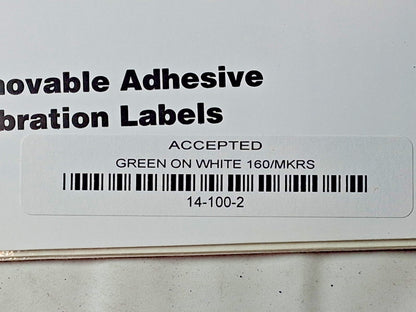 SPI Inspection & Quality Label "Accepted _BY_DATE_" Rectangle 5PK 14-100-2