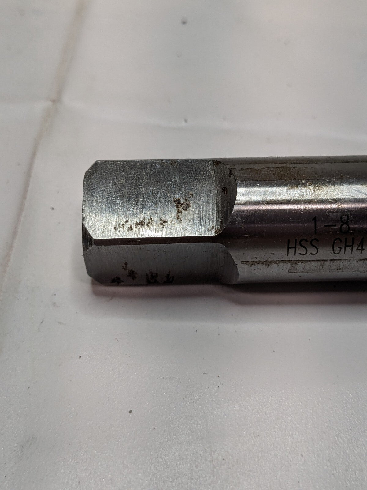 Interstate Straight Flute Tap: 1-8 UNC, 4 Flutes, Plug 04489019
