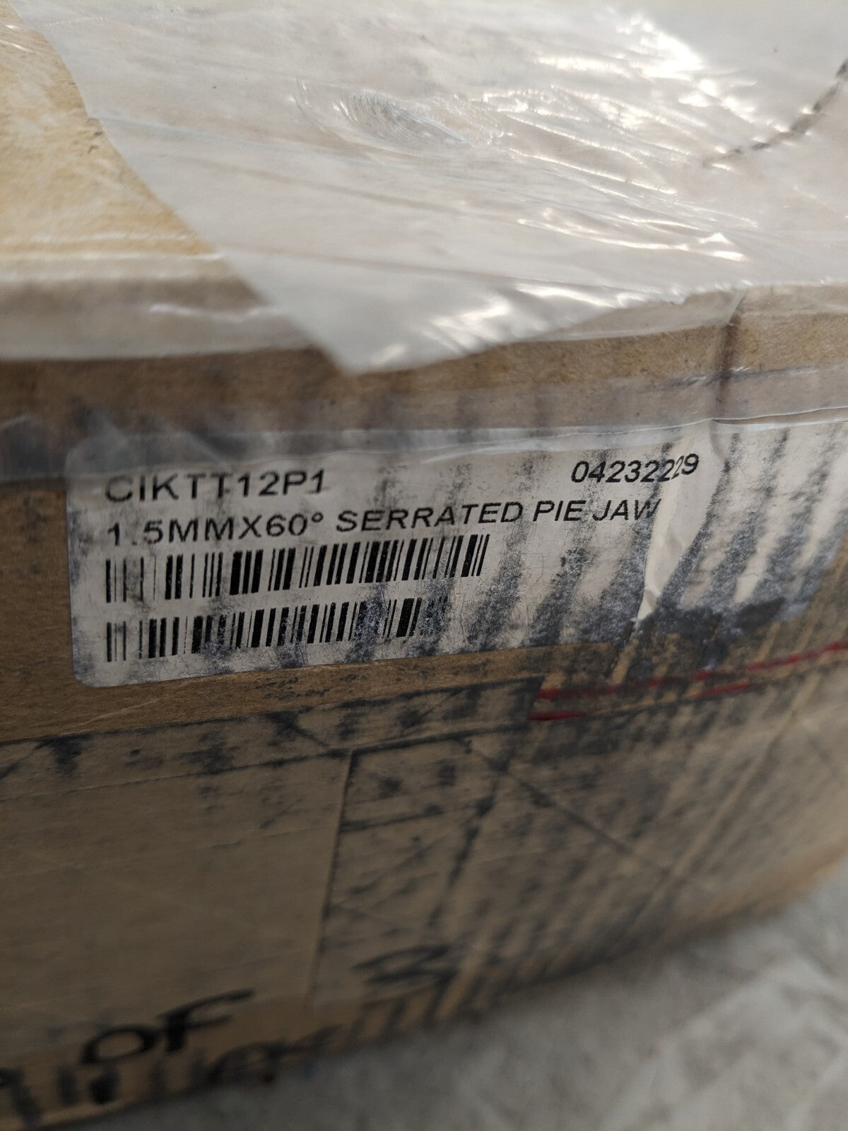 Abbott Soft Lathe Chuck Jaw: Serrated 12 OAW, 4 OAH CIKTT12P1