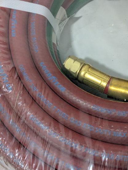 Goodyear Gemini 3/8" Inside, Grade T Welding Hose 20027493