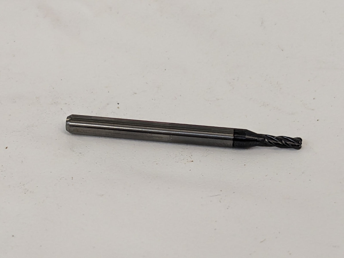 ACCUPRO Corner Radius End Mill: 0.0781 Dia, 0.234 LOC 4 Fl 14796316