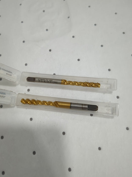 KENNAMETAL Spiral Flute Taps 2pk: #10-24 UNC, 3 Fl HSS 4130411