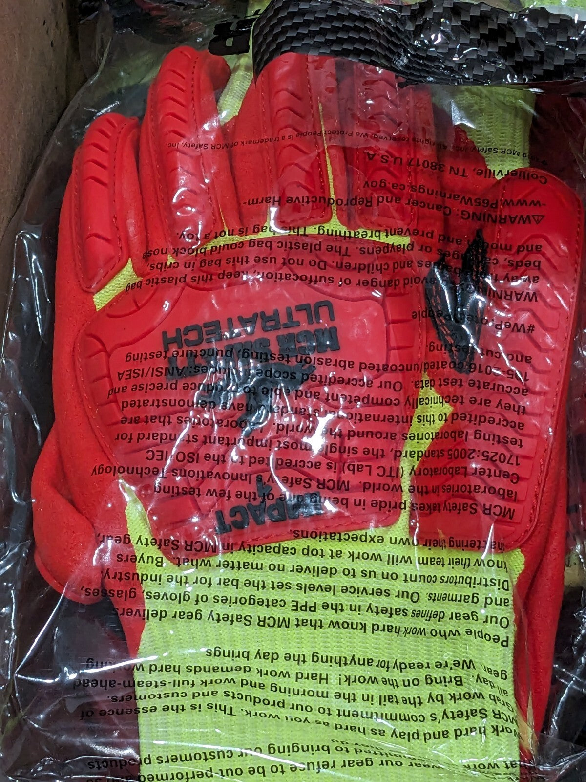 MCR Cut &amp; Puncture-Resistant Gloves Large, ANSI Cut A4 Qty 24 Pairs UT1953L