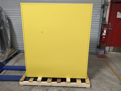 Securall Vertical Drum Storage Cabinet 120 Gal. Capacity V1110 Scratch N Dent