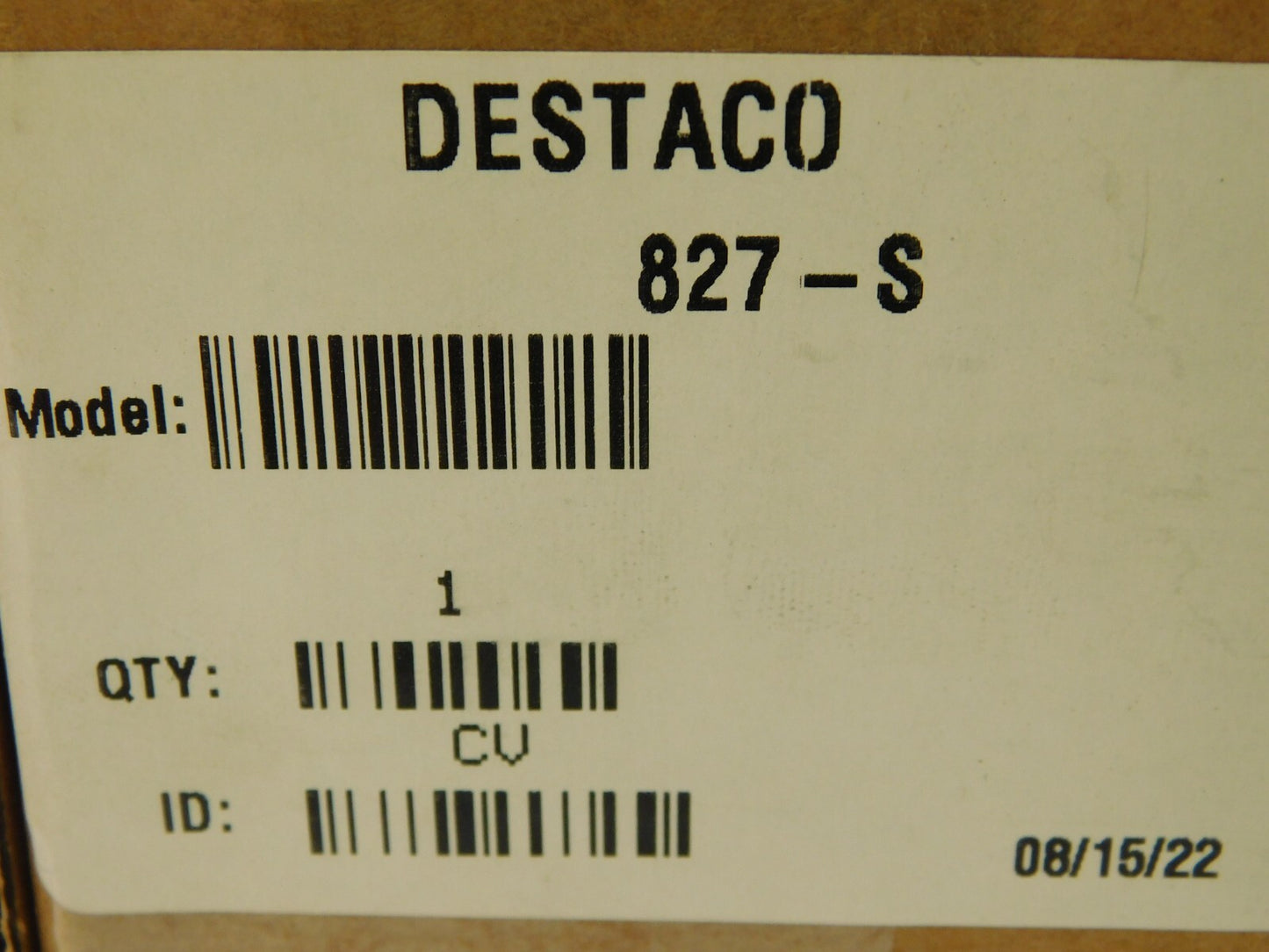 DESTACO Pneumatic Hold Down Toggle Clamp 827-S