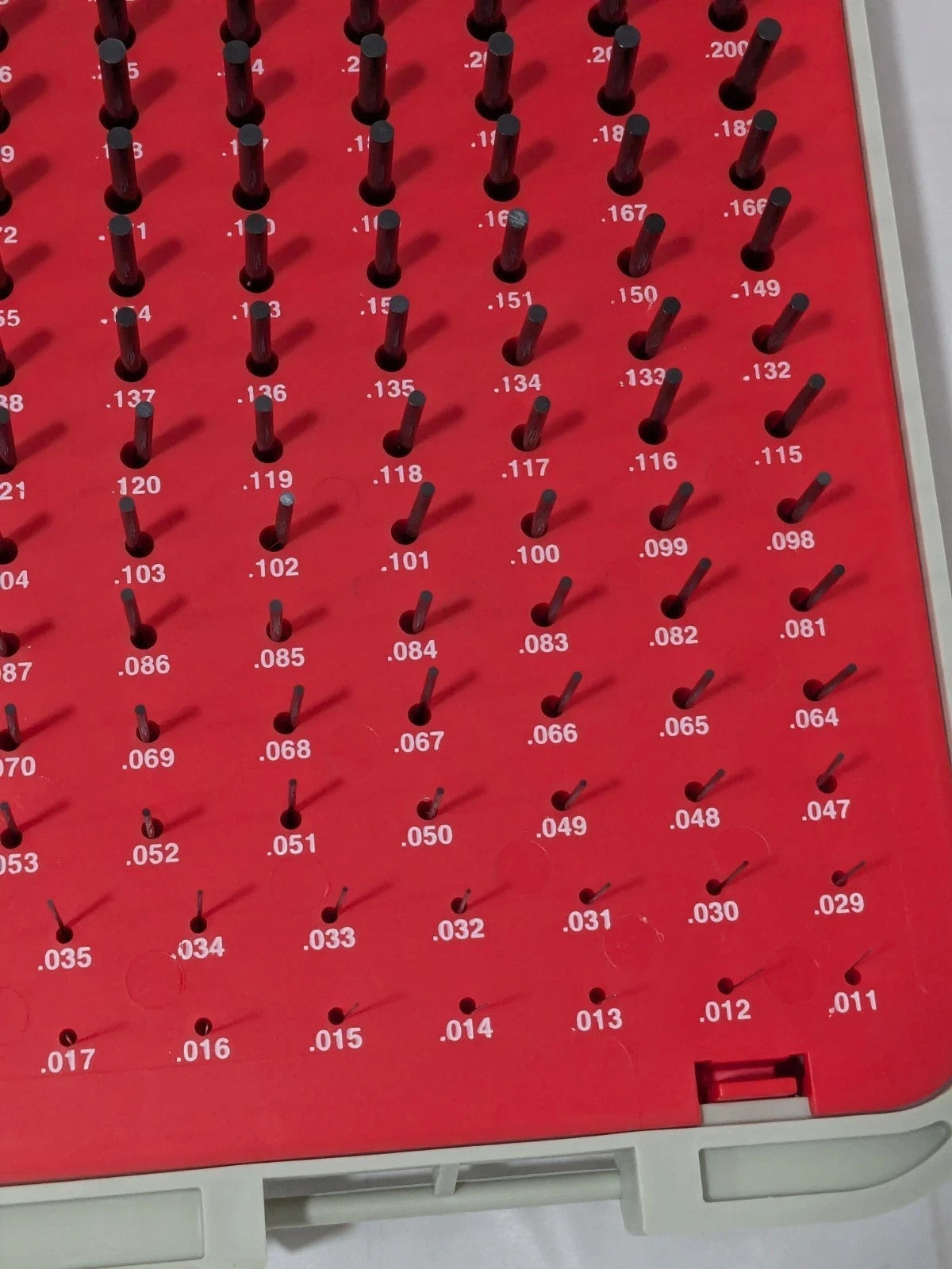 Vermont Gage Class ZZ Plug Gage Set: 0.011 to 0.25" Range, 240 Pc 901200300
