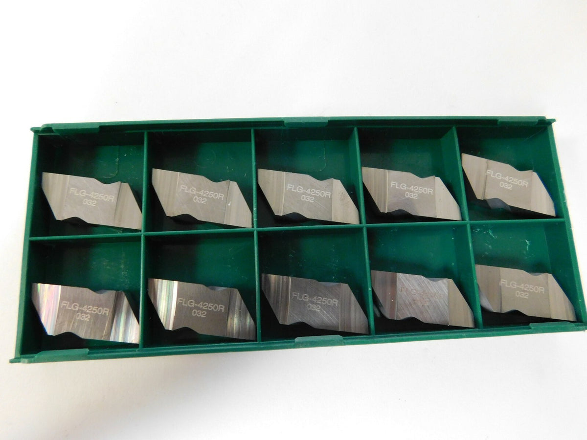 Tool Flo  Carbide Double End Grooving Insert QTY 10 FLG-4250R GP50