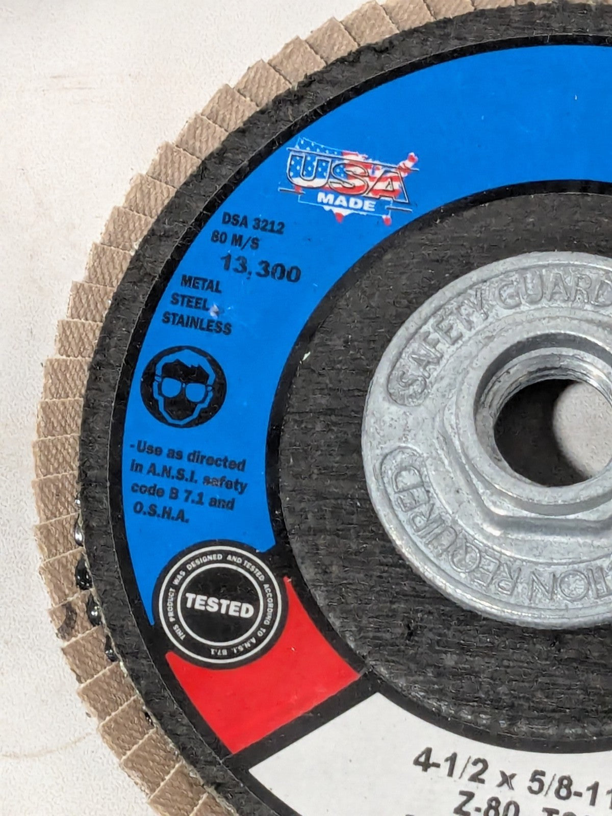 CGW Flap Disc: 4-1/2" Dia, 80 Grit, Zirconia Alumina, Type 29 Qty 5 61486866