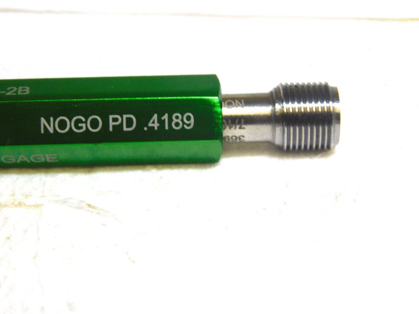 GF Gage Taperlock Thread Plug Gage 7/16-2B Class 2B Go/NoGo W0437282BS