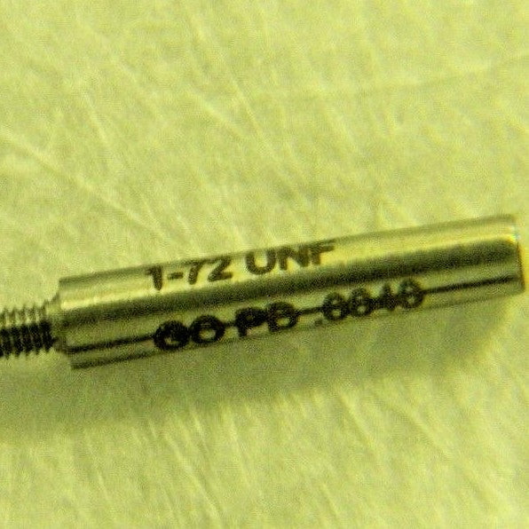 GF Gage Single End Plug Thread Go Gage No. 1-72 #W007372GK