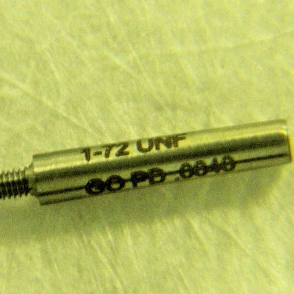 GF Gage Single End Plug Thread Go Gage No. 1-72 #W007372GK