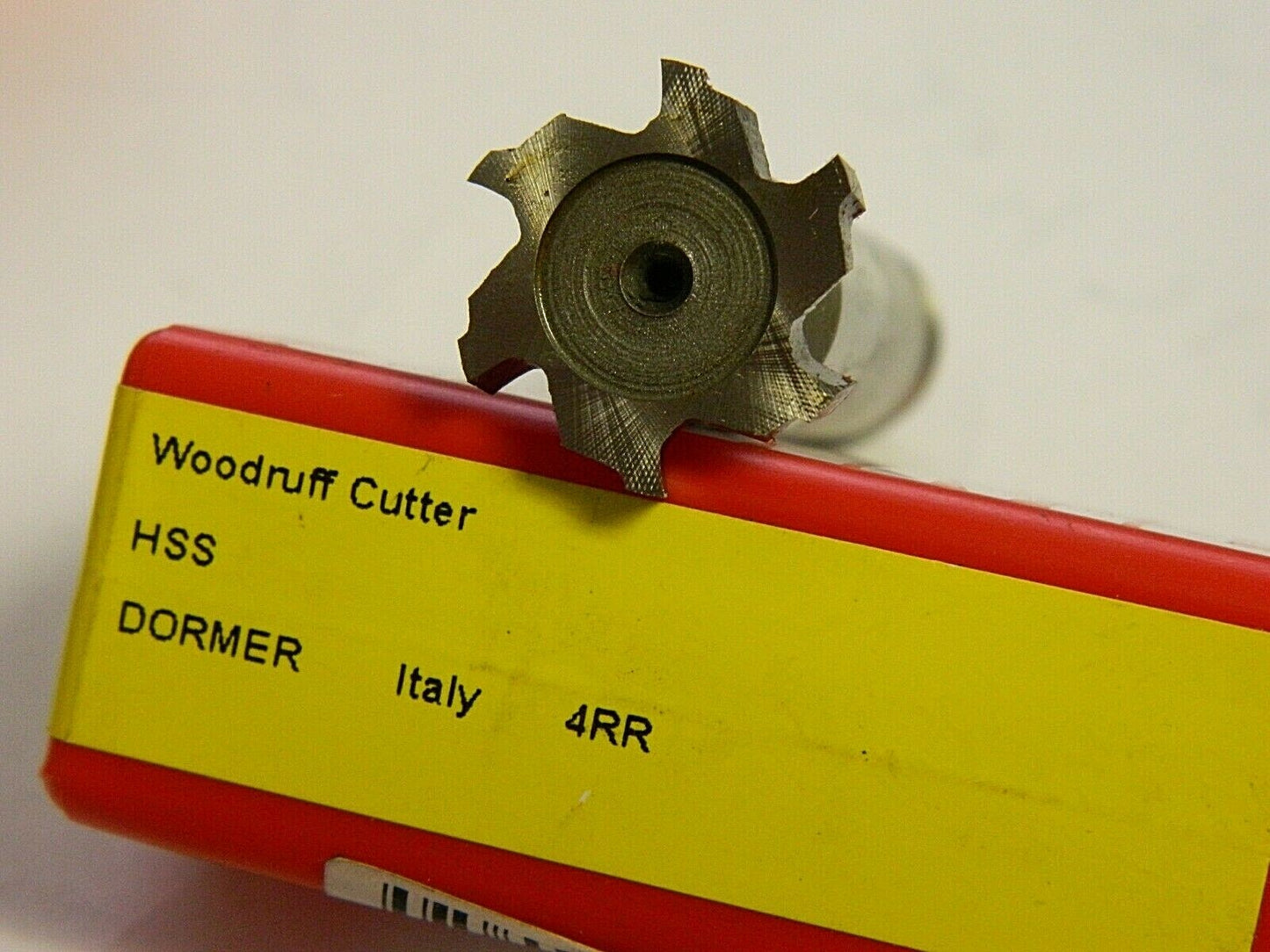 DORMER 3/4" Diam x 1/8" Face Width  6 Teeth Woodruff Keyseat Cutter 0193174
