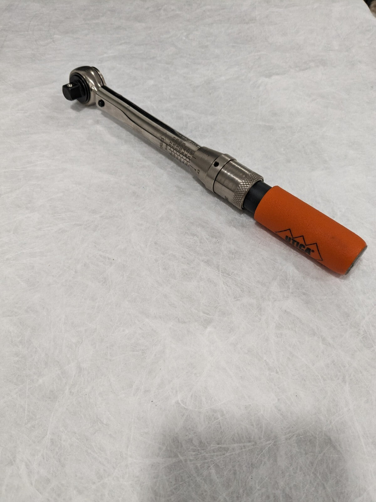 Utica Ratchet Head Torque Wrench TCI-150RA-3/8 USED