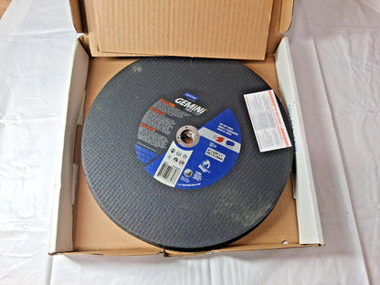 Norton Aluminum Oxide Cutoff Wheel QTY10 14" Dia 3/32" Thick 1" H