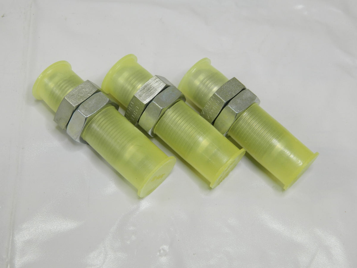 PARKER Steel Flared Tube Union: 1/2" Tube OD, 37 ° Flared Angle Qty 3 P00187