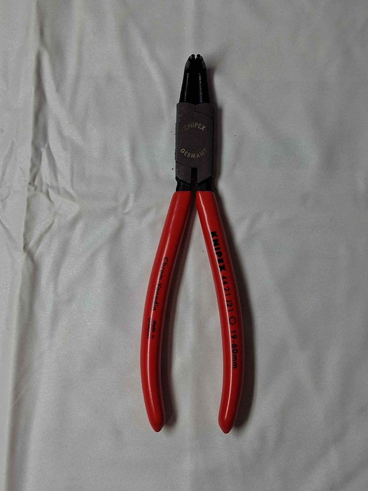 Knipex Internal Retaining Ring Pliers 6-3/4" OAL Bent Nose 4421J21