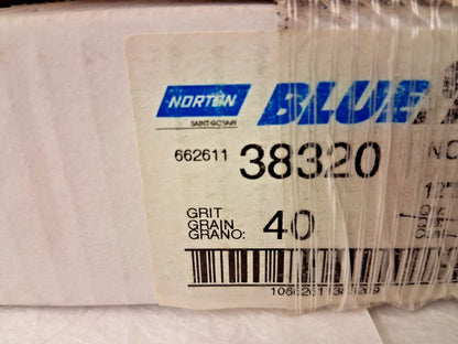 Norton 12" Dia Zirconia Alumina PSA Discs 40Grit QTY15 66261138320