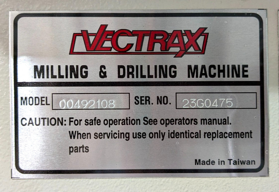 VECTRAX RF-401VS/1VTX  20" Drill Press  1-1/2HP  220V  *Needs Electrical Re