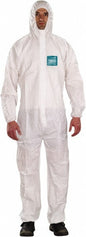 Ansell Rain & Chemical-Resistant Coveralls: SZ M Qty 20 WH18-B-92-111-03
