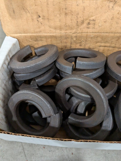 Split Lock Washer: 1-1/2 in Screw, Steel Box of 25 LWIS150USA-025BX