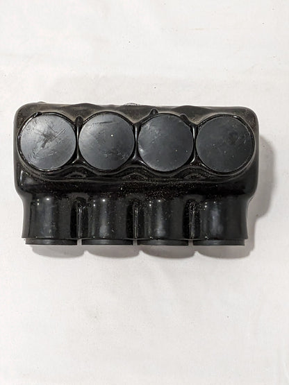 Polaris 4-Port Black Multi-Tap Pre-Insulated Connector IPLD350-4