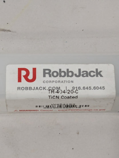RobbJack Square End Mill 5/8" Diam, 31/2" OAL 4 FL TR-404-20