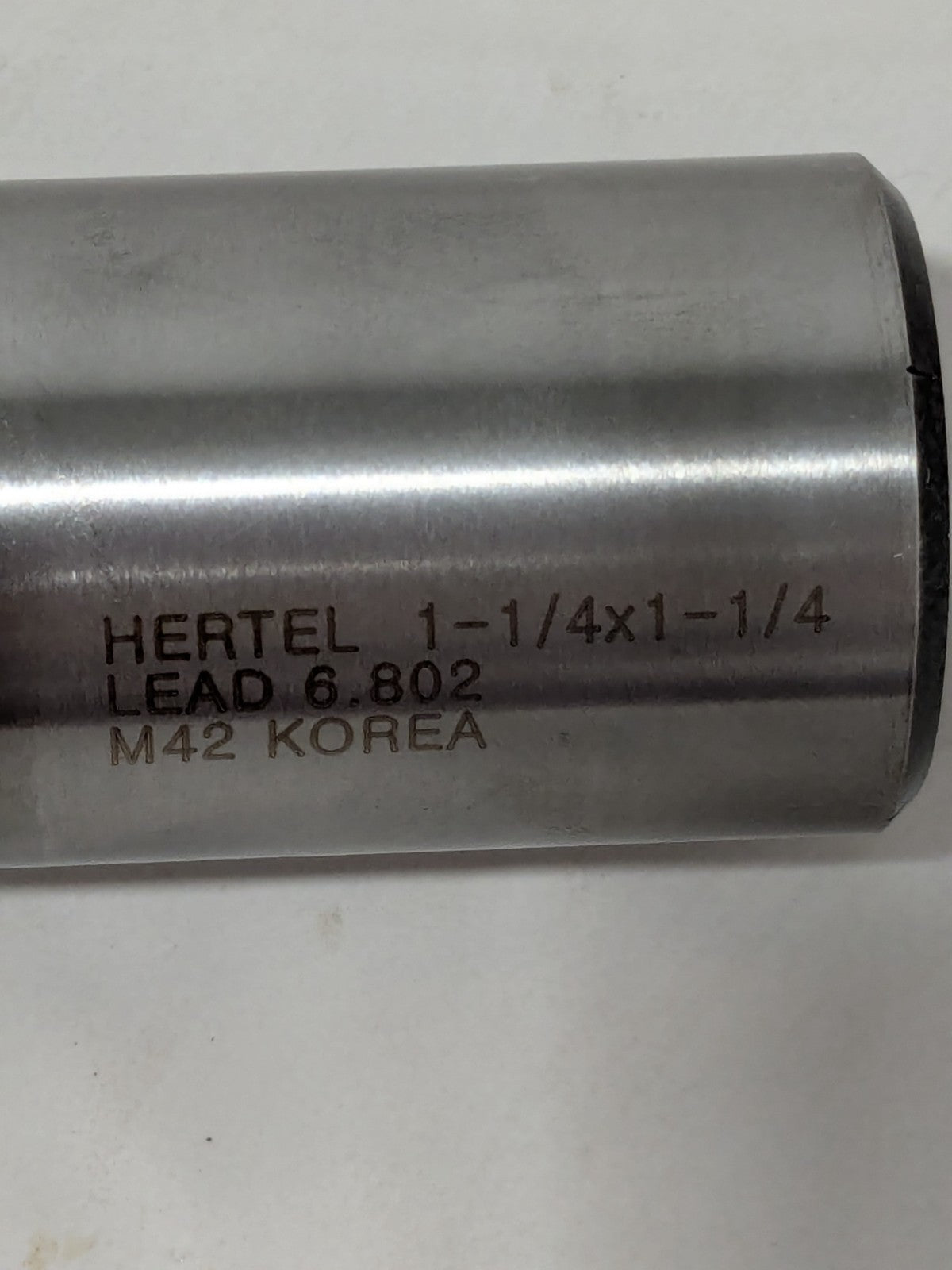 Hertel Roughing End Mill: 1-1/4" Dia, 6 FL, 4" LOC, 6-1/2" OAL 75987537