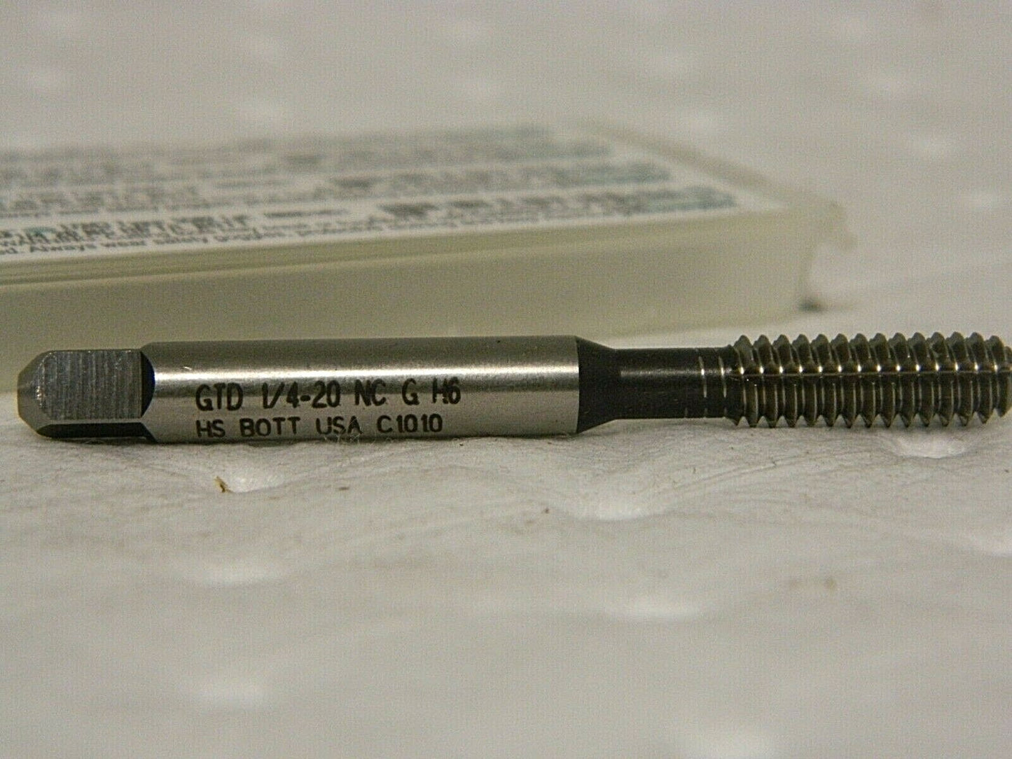 GTD 1/4-20 UNC H6 Thread Limit Bottoming Thread Forming Tap Qty 4 17243