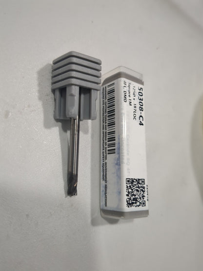 HARVEY TOOL Square End Mill: 1/8" Dia, 3/16" LOC, 4 Flute, Solid Carbide50308-C4