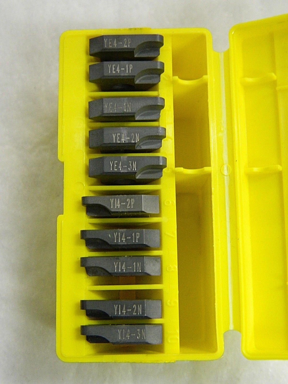 Kennametal YE &amp; YI Anvils External/Internal RH &amp; LH ABY4 K9 Qty 10 PCS 1