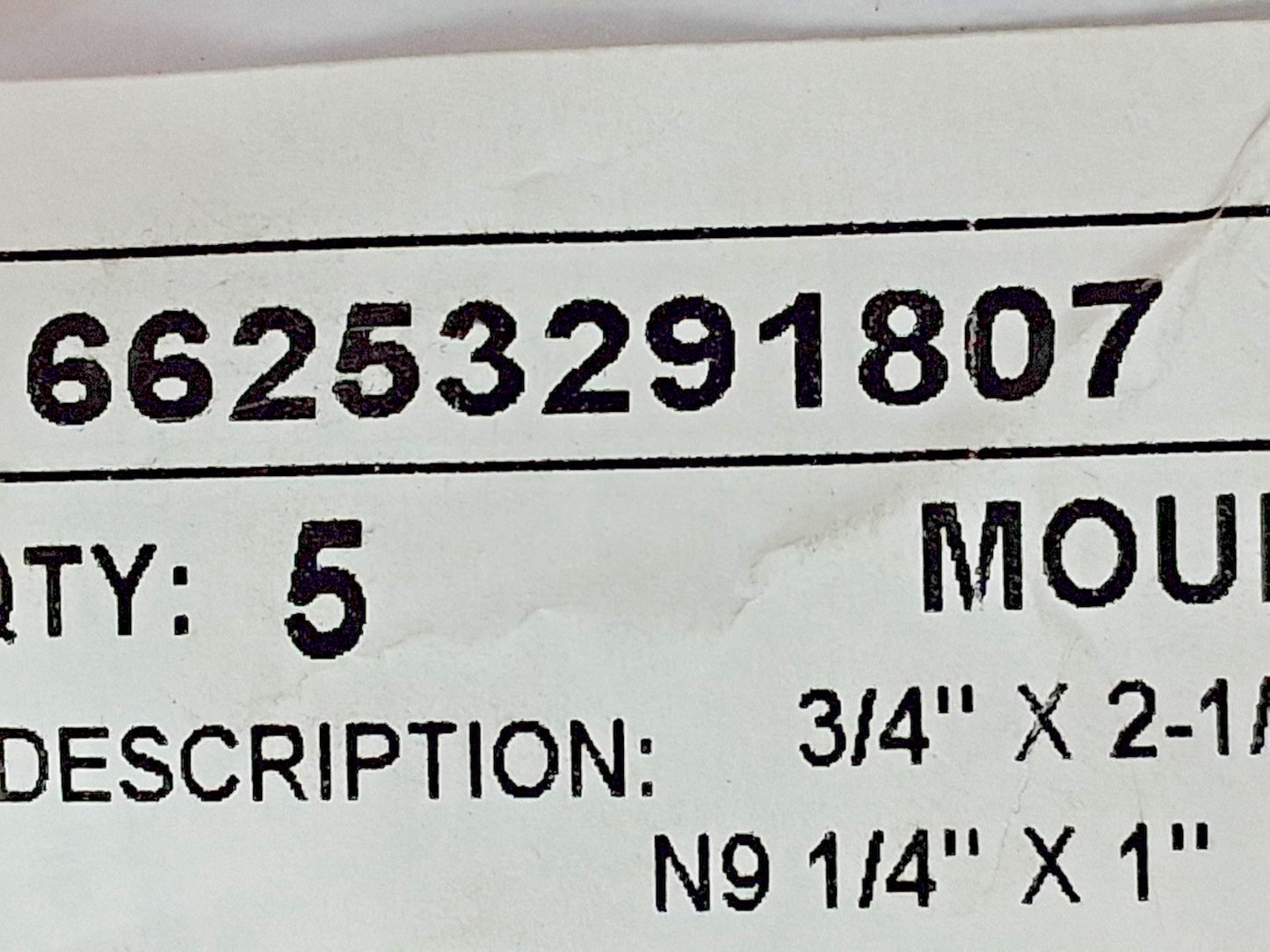 Tru-Maxx Mounted Point QTY10 2-1/2" Thick 1/4" Shank Dia A1 60 Grit 66253291807
