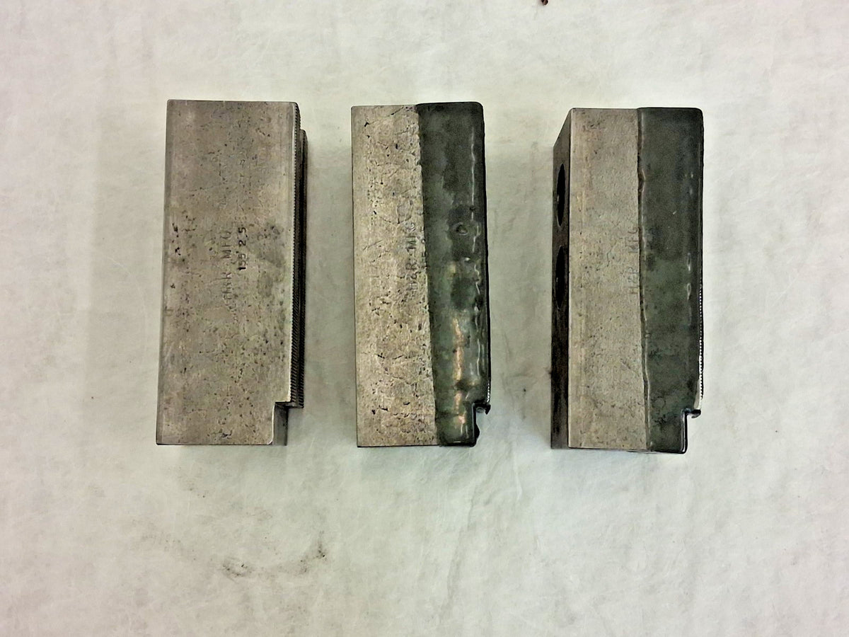 H&R Manufacturing Soft Lathe Serrated Chuck Jaw Set 3 Jaws HR-155-2.5