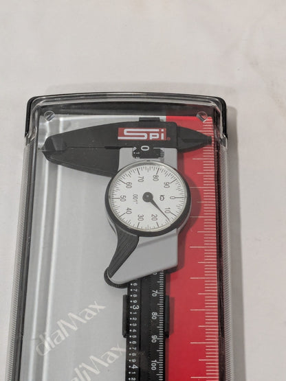 SPI Super Polymid Inch Dial Caliper with White Dial: 0" - 6" Range 30-