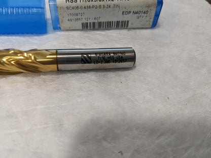 Seco Tools LLC Square End Mill: 7/16" Dia (Niagara Cutter) N40140