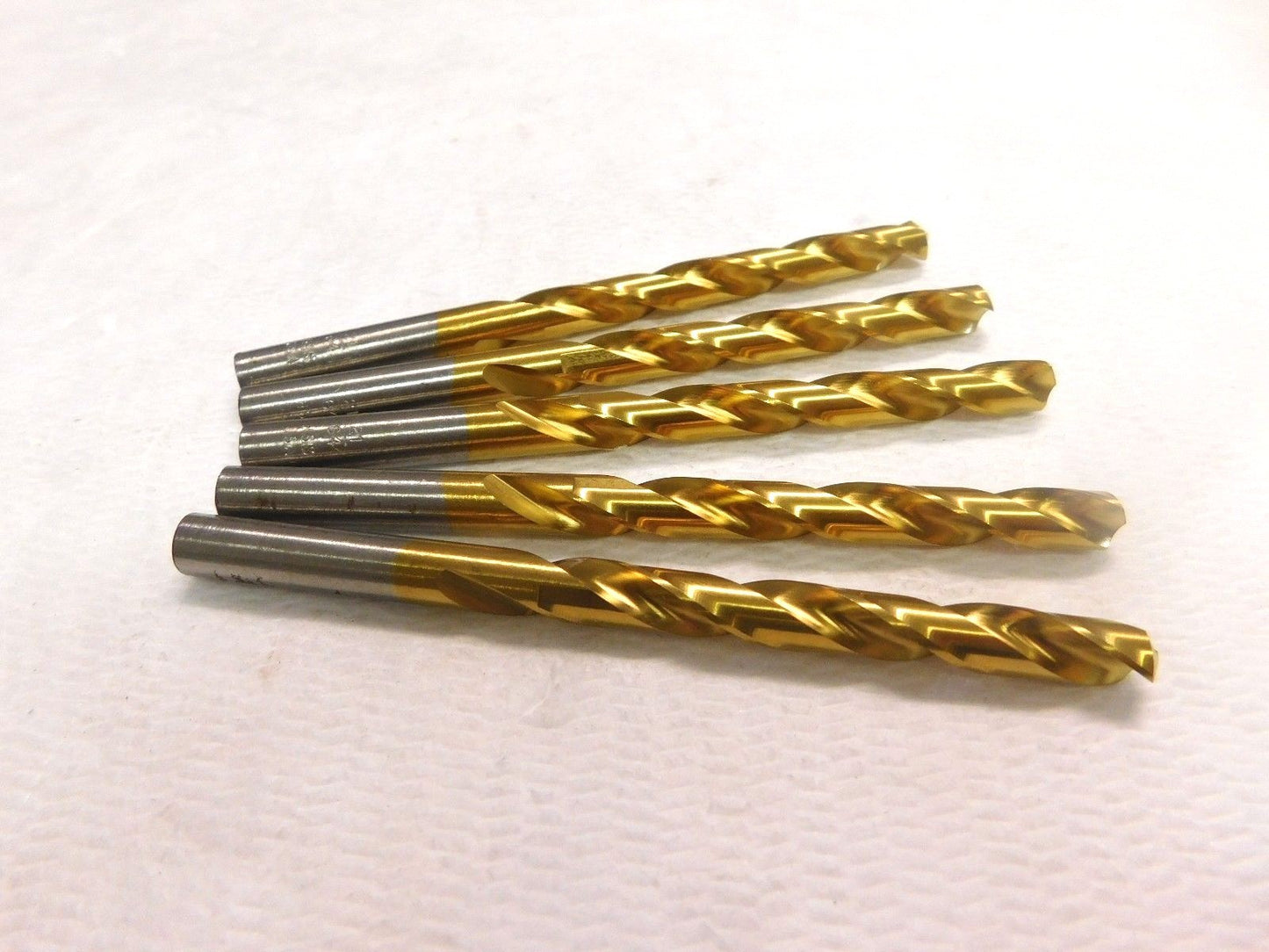 Hertel Spiral Jobber Drill 21/64" 118º RH HSS TiN Coated Lot of 5 71171219