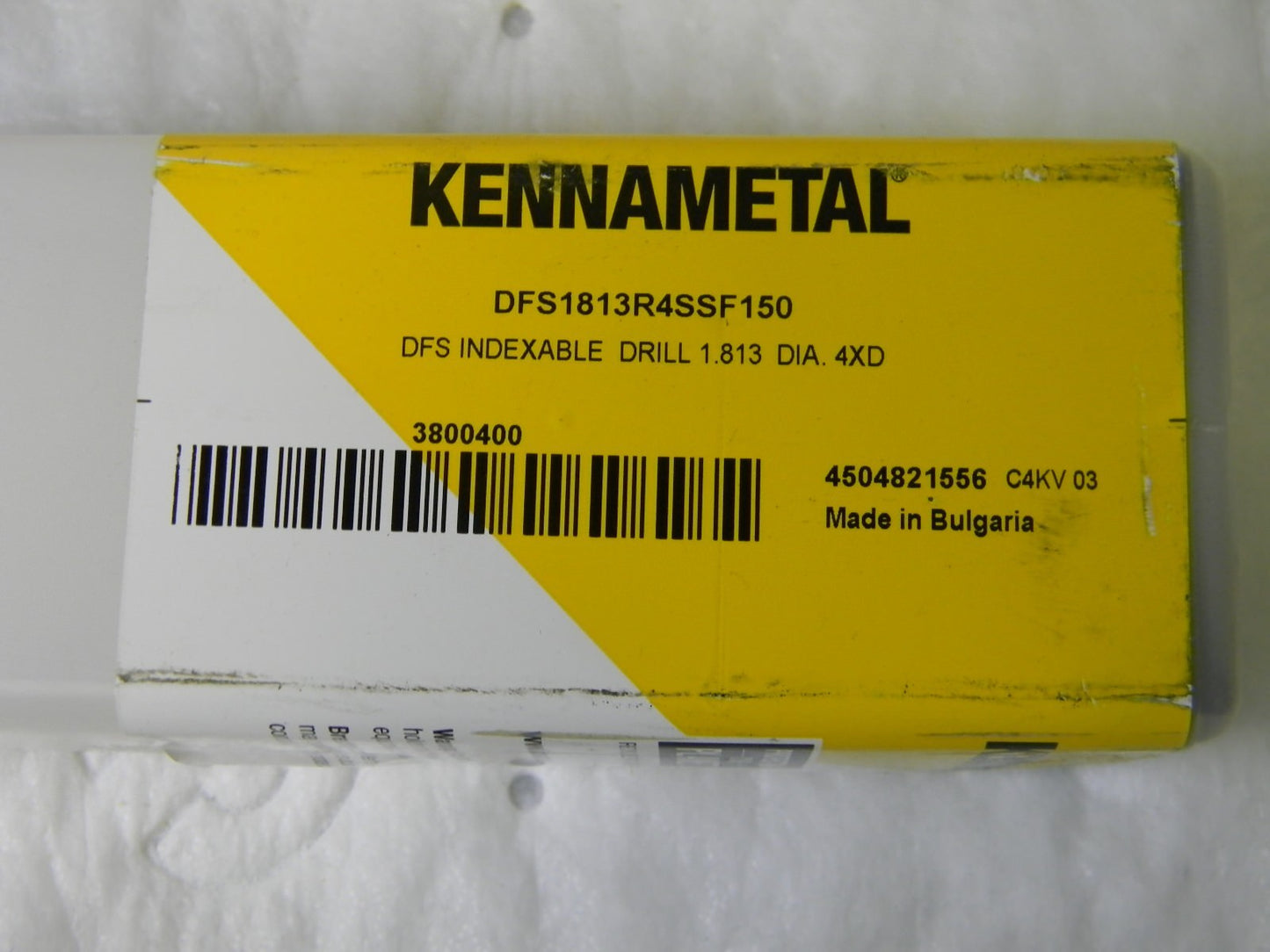Kennametal Indexible Drill 1.813 Offset Up To 1.853 4XD 1.5 Shk Dia 3800400