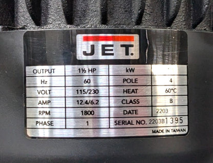 JET IDP-22 Drill Press 22" Swing  1-1/2 hp  115/230V  354301  *Shipping Dam