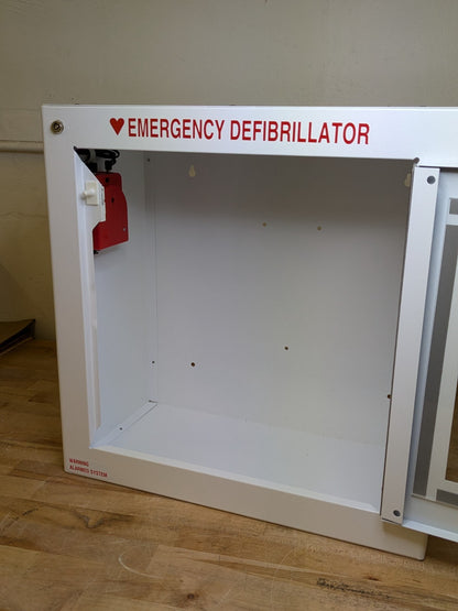 Zoll Steel Wall Cabinet w/ Security Alarm for Emergency Defibrillator 8000-0855