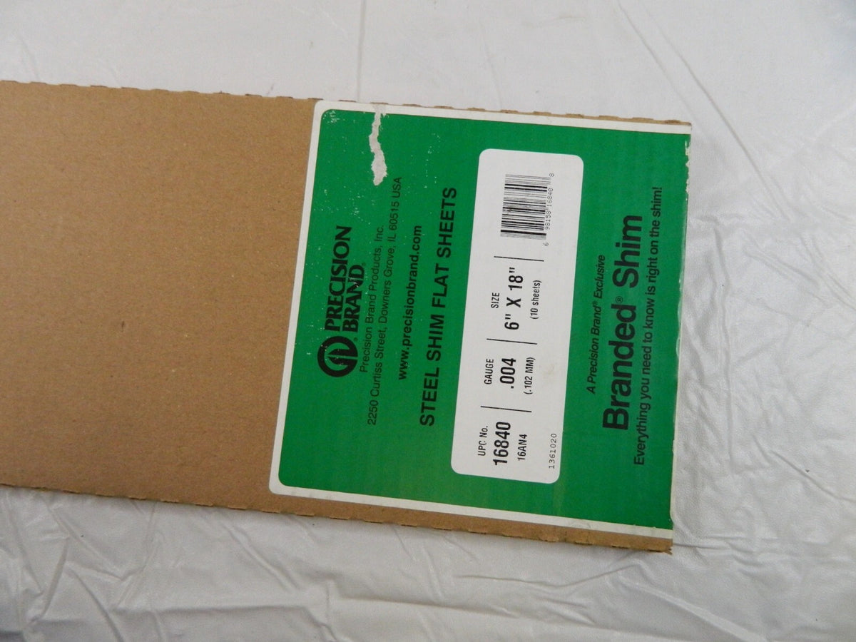 Shim Stock: 0.004'' Thick, 18'' Long, 10pk 1008/1010 Low Car