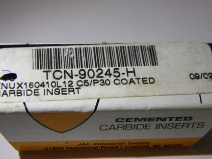 Box of 9 Interstate Carbide Inserts KNUX160410L12 C5/P30  #TCN.90245-H